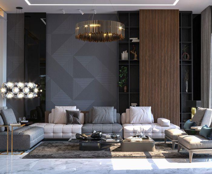 Luxury living room design | house design in Dubai